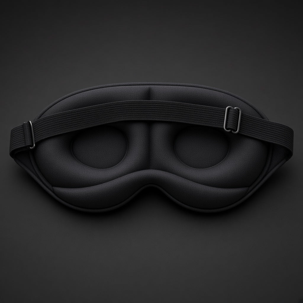 Masque de sommeil 3D NOKTIS — occultant, cavités 3D, sangle réglable